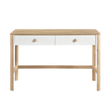 Liam White/Natural Writing Desk by Homelegance at Eve Furniture