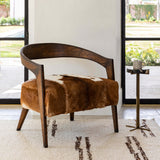 Liara Chair, Natural Brown by Dovetail at Eve Furniture
