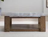 Libby 3-Piece Sintered Stone Table Set(Coffee Table and 2 End Tables) by Steve Silver at Eve Furniture
