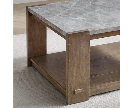 Libby Sintered Stone Coffee Table w/Casters by Steve Silver at Eve Furniture