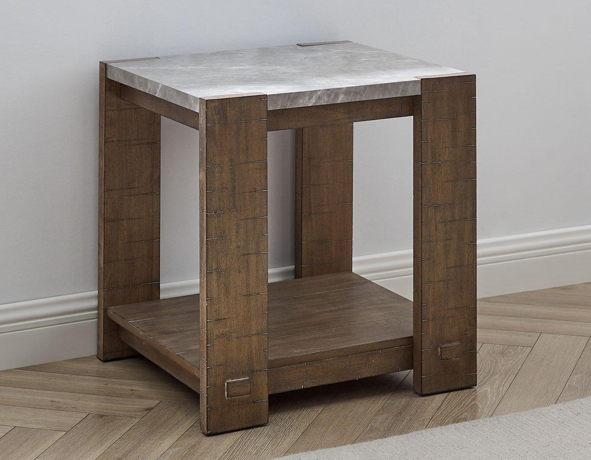 Libby Sintered Stone End Table by Steve Silver at Eve Furniture