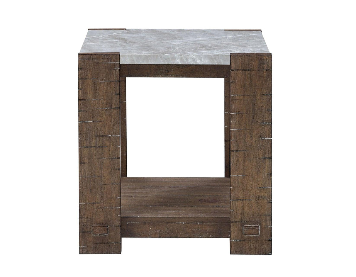 Libby Sintered Stone End Table by Steve Silver at Eve Furniture