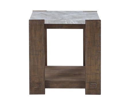Libby Sintered Stone End Table by Steve Silver at Eve Furniture