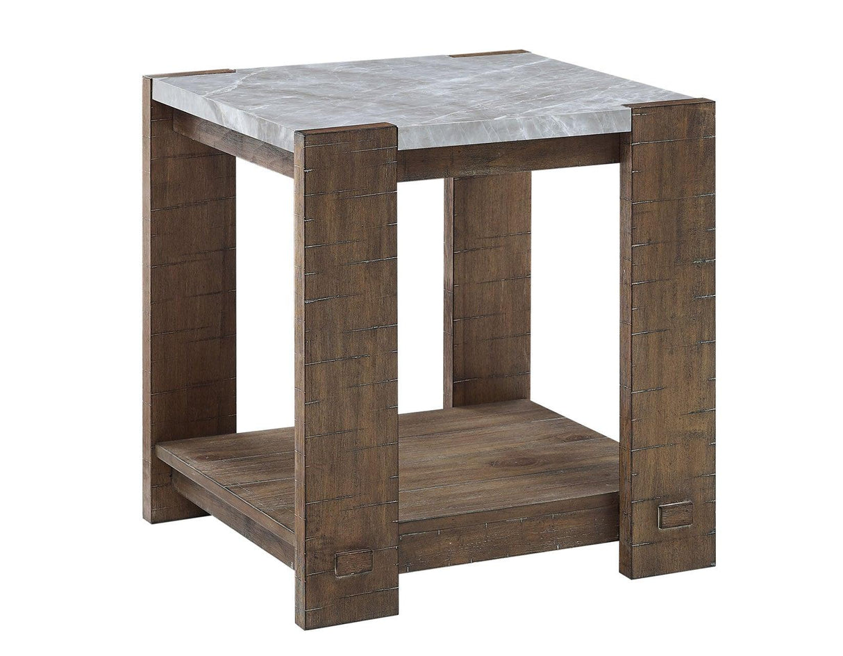 Libby Sintered Stone End Table by Steve Silver at Eve Furniture