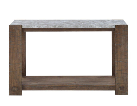 Libby Sintered Stone Sofa Table by Steve Silver at Eve Furniture