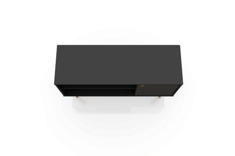 Liberty 42.52 TV Stand in Black by Manhattan Comfort at Eve Furniture