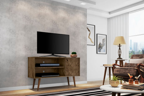 Liberty 42.52 TV Stand in Rustic Brown by Manhattan Comfort at Eve Furniture