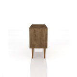 Liberty 42.52 TV Stand in Rustic Brown by Manhattan Comfort at Eve Furniture