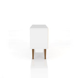 Liberty 42.52 TV Stand in White by Manhattan Comfort at Eve Furniture