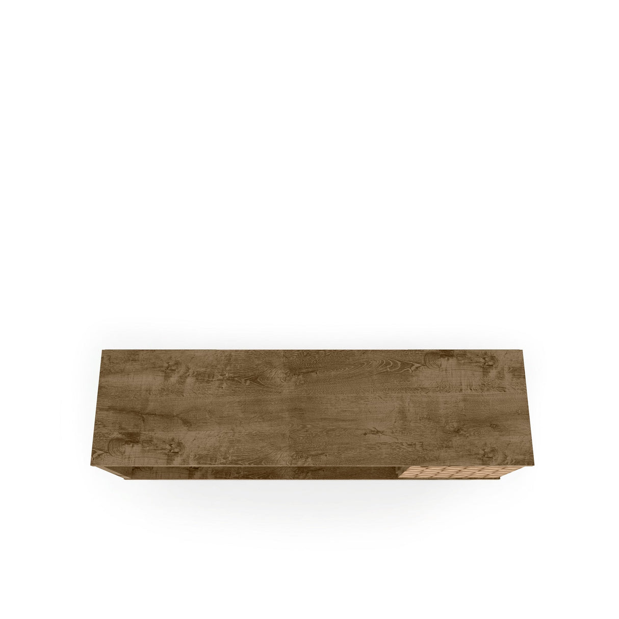 Liberty 53.14" Mid-Century Modern TV Stand in Rustic Brown and 3D Brown Prints by Manhattan Comfort at Eve Furniture
