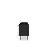 Liberty 62.99" Mid-Century Modern TV Stand in Black by Manhattan Comfort at Eve Furniture