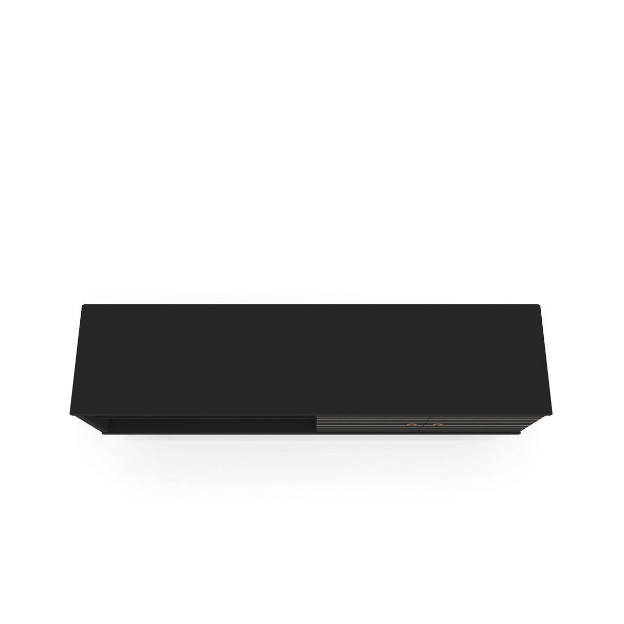Liberty 62.99" Mid-Century Modern TV Stand in Black by Manhattan Comfort at Eve Furniture