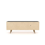 Liberty 62.99" Mid-Century Modern TV Stand in Black by Manhattan Comfort at Eve Furniture