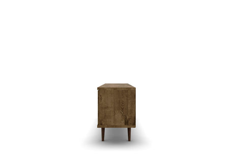 Liberty 62.99" Mid-Century Modern TV Stand in Rustic Brown by Manhattan Comfort at Eve Furniture
