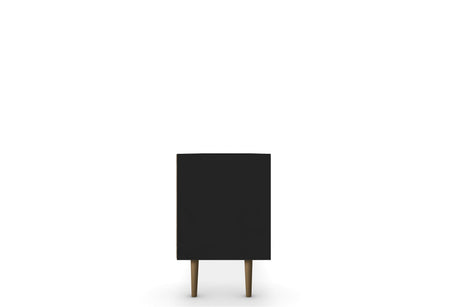Liberty 70.86" Mid-Century Modern TV Stand in Black by Manhattan Comfort at Eve Furniture