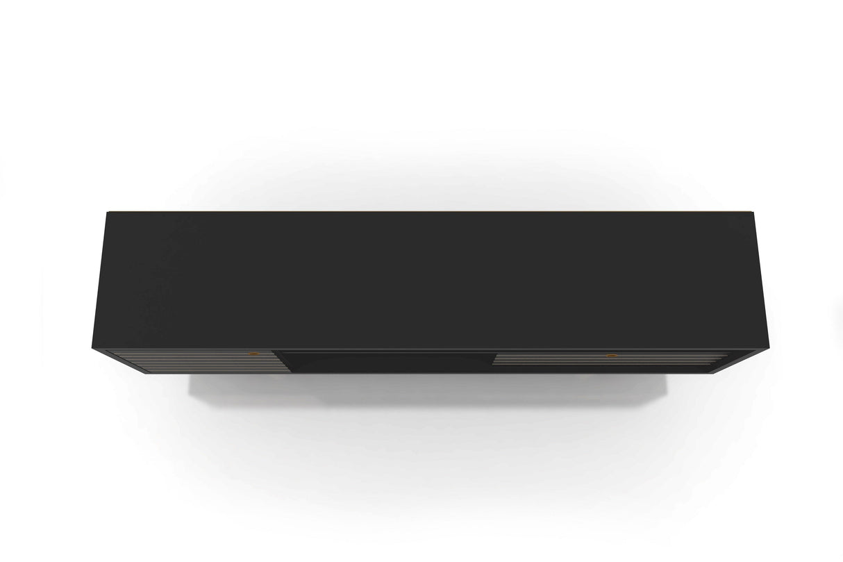 Liberty 70.86" Mid-Century Modern TV Stand in Black by Manhattan Comfort at Eve Furniture