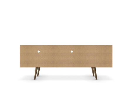 Liberty 70.86" Mid-Century Modern TV Stand in Rustic Brown and 3D Brown Prints by Manhattan Comfort at Eve Furniture