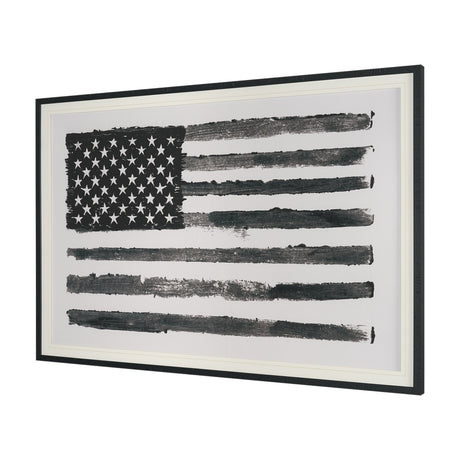 Liberty by Mercana Studio Hand Embelished Textured Framed Artwork Matted under Glass by Mercana at Eve Furniture
