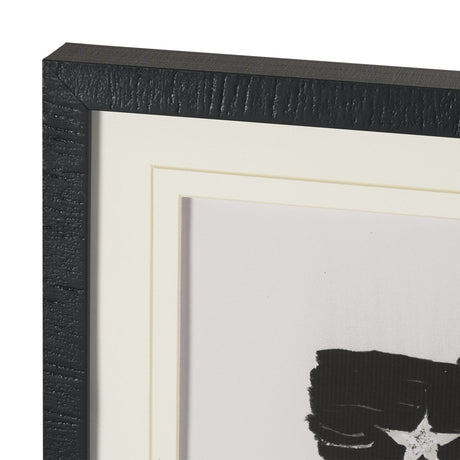 Liberty by Mercana Studio Hand Embelished Textured Framed Artwork Matted under Glass by Mercana at Eve Furniture