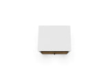 Liberty Mid-Century Modern Nightstand 1.0 in White and Rustic Brown by Manhattan Comfort at Eve Furniture