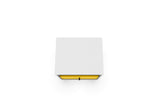 Liberty Mid-Century Modern Nightstand 1.0 in White and Yellow by Manhattan Comfort at Eve Furniture