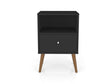 Liberty Nightstand 1.0 in Black by Manhattan Comfort at Eve Furniture