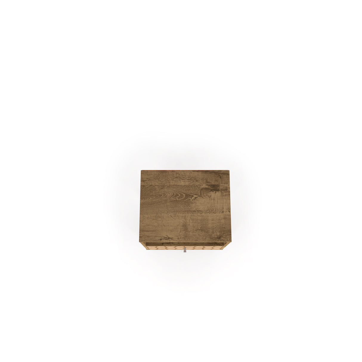 Liberty Nightstand 1.0 in Rustic Brown and 3D Brown Prints by Manhattan Comfort at Eve Furniture
