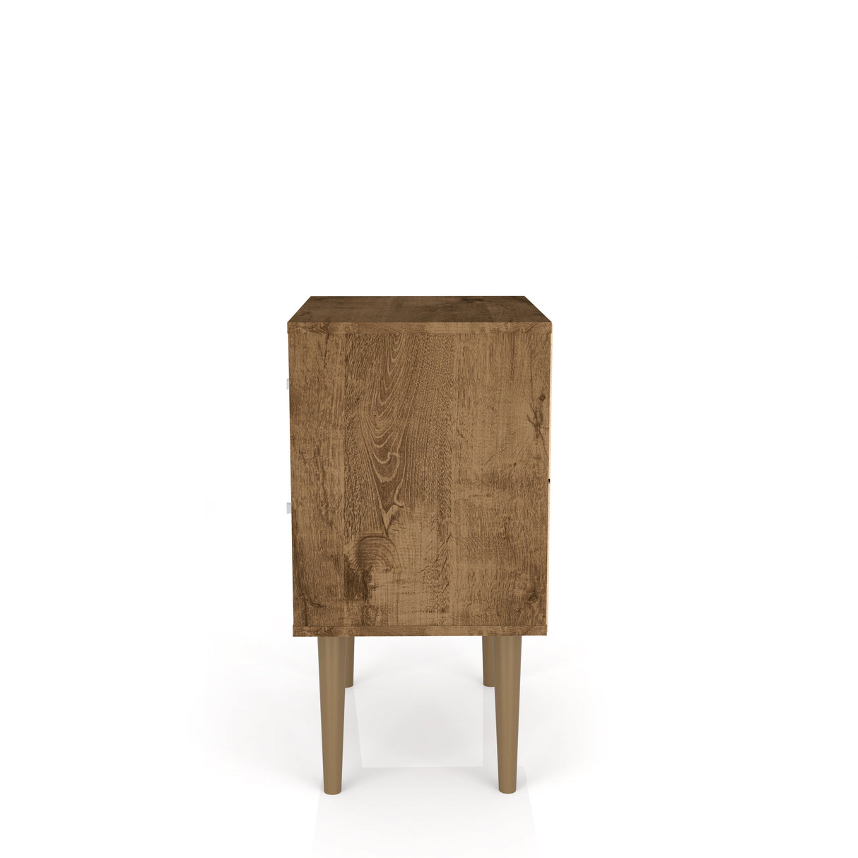 Liberty Nightstand 2.0 in Rustic Brown by Manhattan Comfort at Eve Furniture