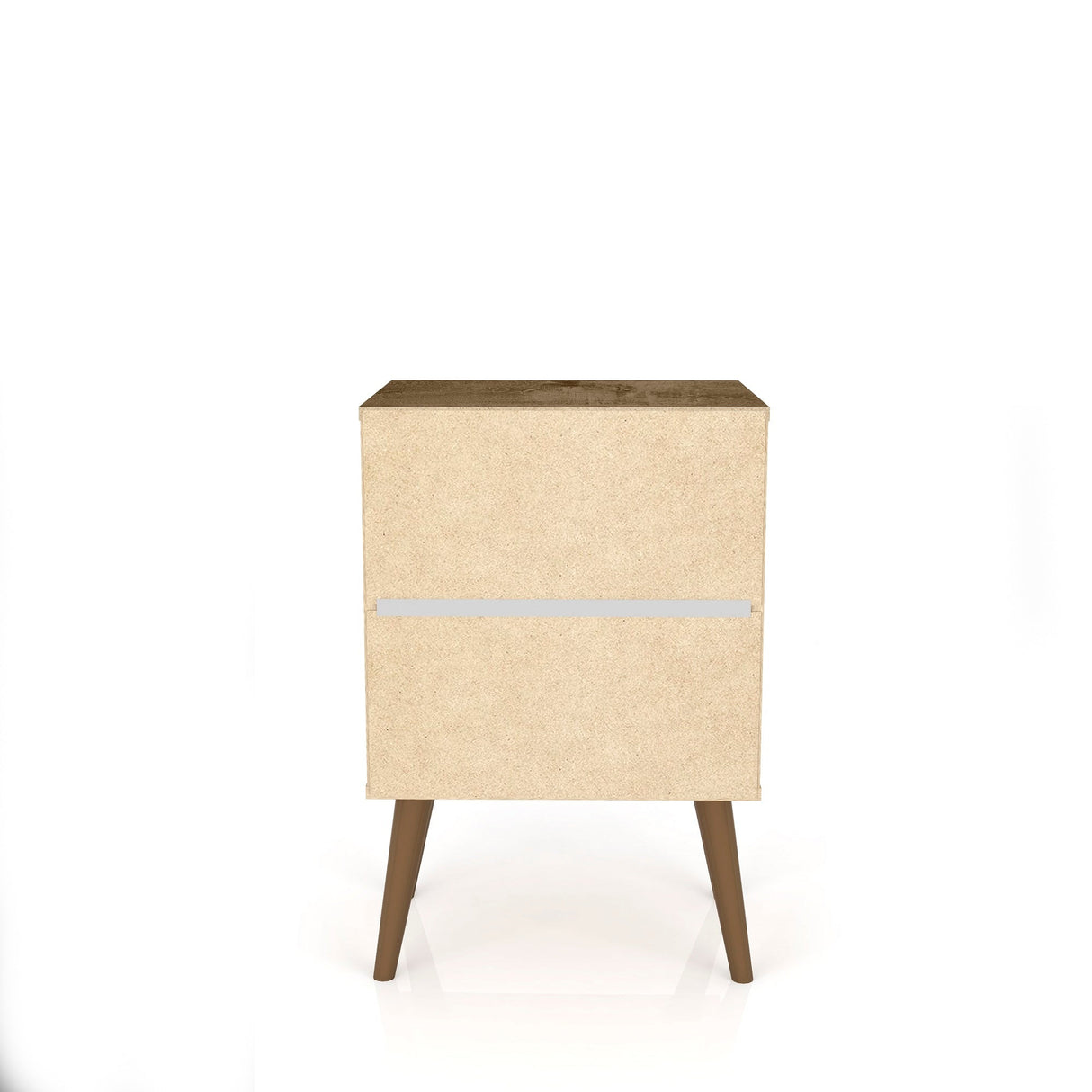Liberty Nightstand 2.0 in Rustic Brown by Manhattan Comfort at Eve Furniture