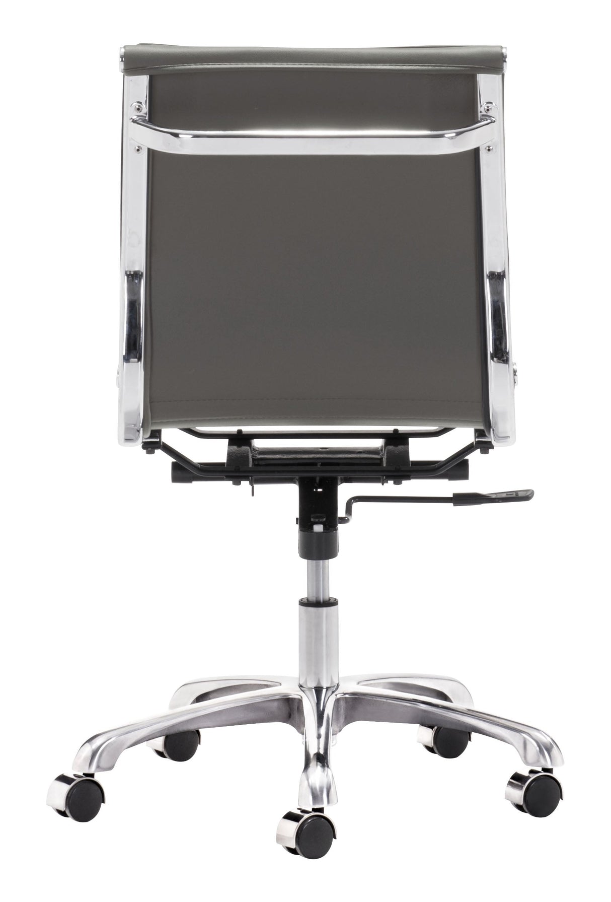 Lider Gray Plus Armless Office Chair by Zuomod at Eve Furniture
