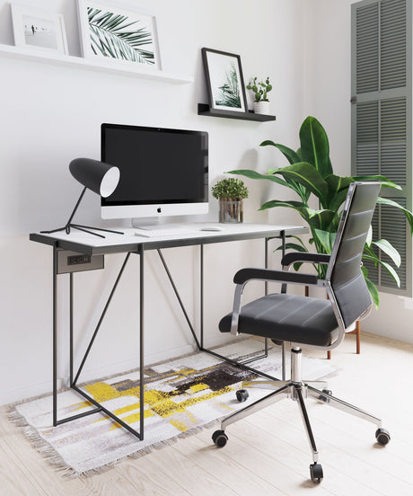 Liderato Black Office Chair by Zuomod at Eve Furniture