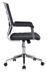 Liderato Black Office Chair by Zuomod at Eve Furniture
