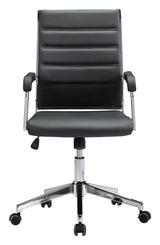 Liderato Black Office Chair by Zuomod at Eve Furniture