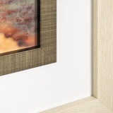 Lido by Alicia Bock a Hand Embellished Textured Framed Photo Art Print Matted under Glass by Mercana at Eve Furniture