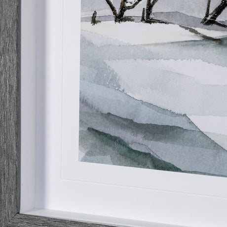 Life in North I by Melody Ducharme a Hand Embellished Textured Framed Art Print Matted under Glass by Mercana at Eve Furniture