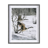 Life in North II by Melody Ducharme a Hand Embellished Textured Framed Art Print Matted under Glass by Mercana at Eve Furniture