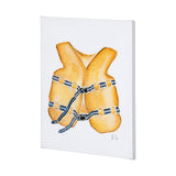 Lifejacket I by Mercana Studio a Hand Embellished Textured Canvas by Mercana at Eve Furniture
