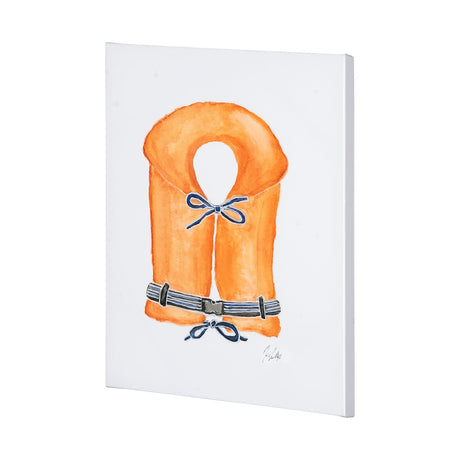Lifejacket II by Mercana Studio a Hand Embellished Textured Canvas by Mercana at Eve Furniture