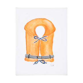 Lifejacket II by Mercana Studio a Hand Embellished Textured Canvas by Mercana at Eve Furniture
