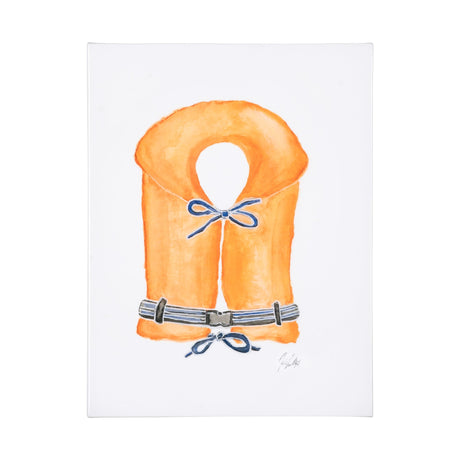 Lifejacket II by Mercana Studio a Hand Embellished Textured Canvas by Mercana at Eve Furniture