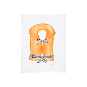 Lifejacket II by Mercana Studio a Hand Embellished Textured Canvas by Mercana at Eve Furniture