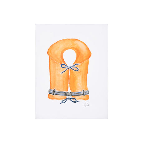 Lifejacket II by Mercana Studio a Hand Embellished Textured Canvas by Mercana at Eve Furniture