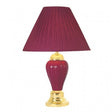 Light Burgundy Table Lamp (6/Box) by Furniture of America at Eve Furniture