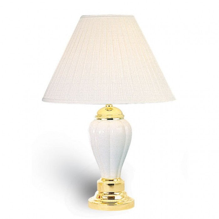 Light Ivory Table Lamp (6/Box) by Furniture of America at Eve Furniture