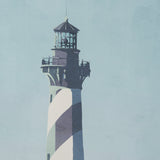 Lighthouse I-Cape Hatteras by Mercana Studio a Hand Embellished Framed Art Print Matted under Glass by Mercana at Eve Furniture