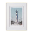 Lighthouse I-Cape Hatteras by Mercana Studio a Hand Embellished Framed Art Print Matted under Glass by Mercana at Eve Furniture