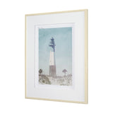 Lighthouse III-Peggy's Cove by Mercana Studio a Hand Embellished Framed Art Print Matted under Glass by Mercana at Eve Furniture