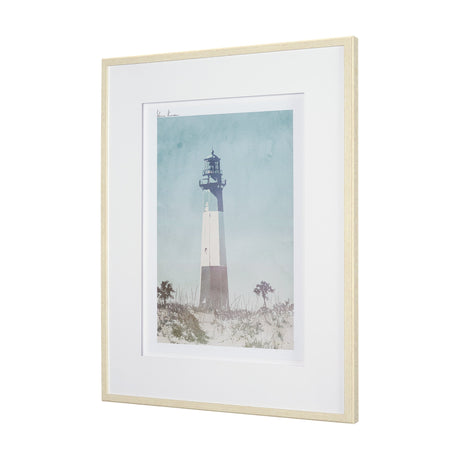 Lighthouse III-Peggy's Cove by Mercana Studio a Hand Embellished Framed Art Print Matted under Glass by Mercana at Eve Furniture