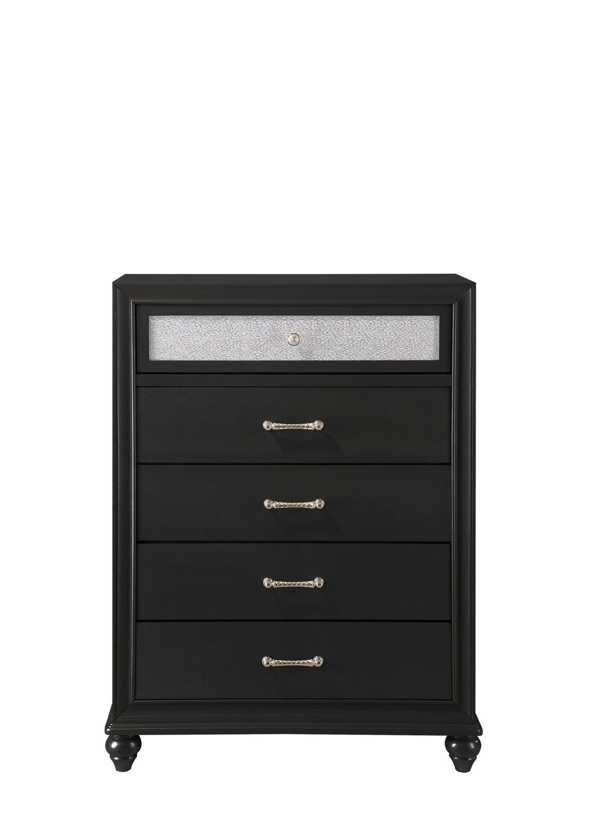Lila Black Chest by Crown Mark at Eve Furniture