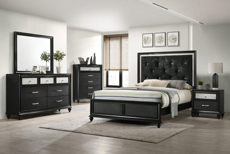 Lila Black Dresser by Crown Mark at Eve Furniture